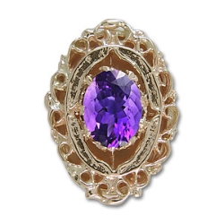 rk725 Amethyst Bracelet Slide 